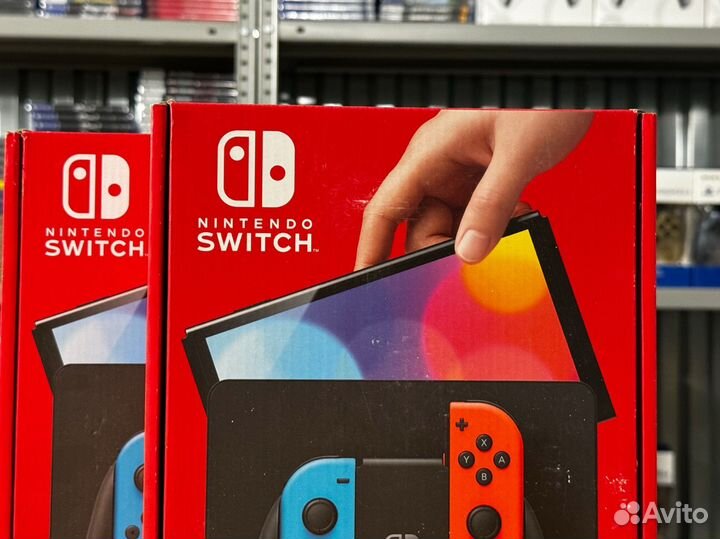 Консоль Nintendo Switch oled Neon (Новая)