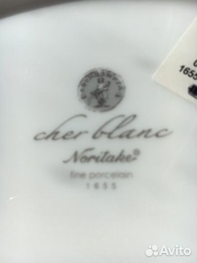 Овальный Салатник Элитный Фарфор Noritake Япония