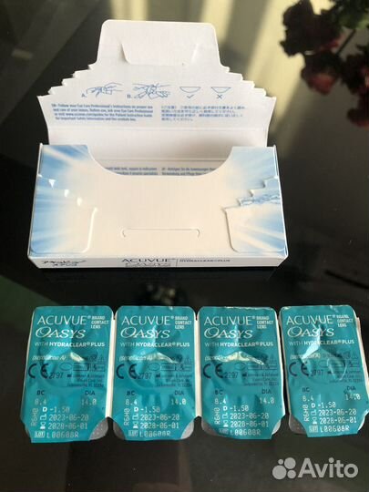 Линзы acuvue oasys -1.5