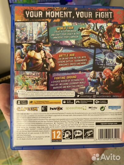 Street fighter 6 ps5 диск