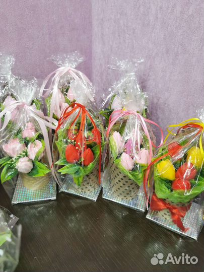 Букеты из мыла