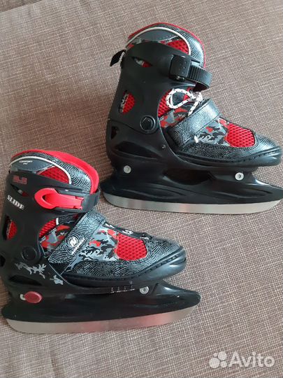 Коньки раздвижные 34 37