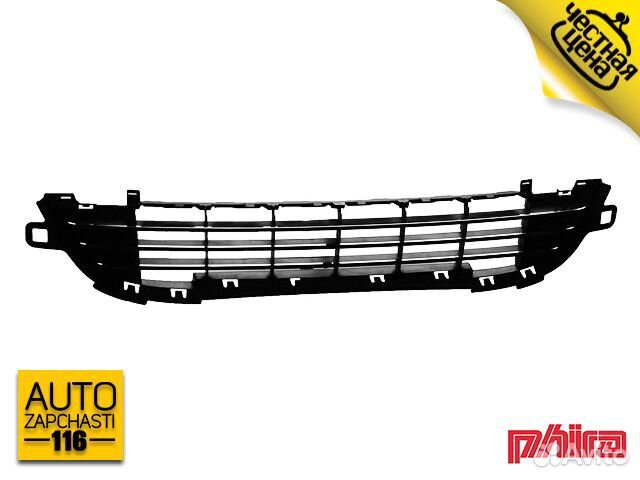 Решетка бампера Peugeot 207 2009-2015 хром