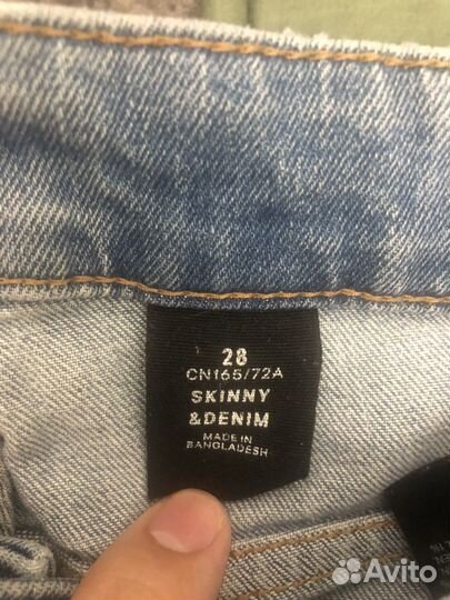 Джинсы h&m skinny