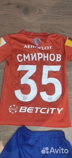 Футбольная форма цска для мальчика 7-9 лет