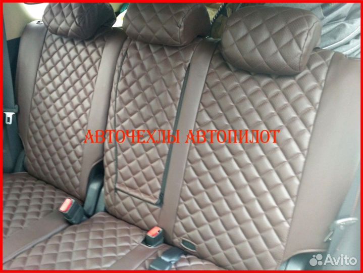 Чехлы Автопилот Mitsubishi Outlander 3 из экокожи