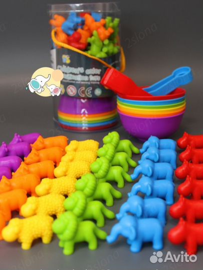 Набор Монтессори для счета и сортировки