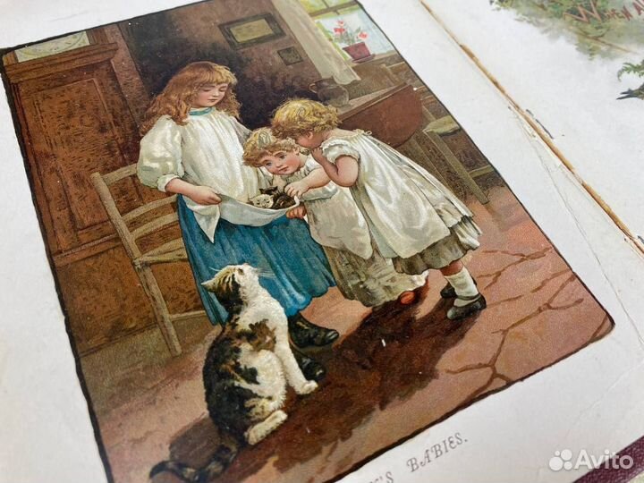 Книга для детей антикварная When all is young