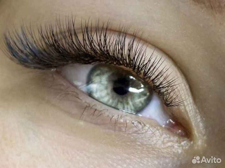 Наращивание ресниц Классическое Объёмное