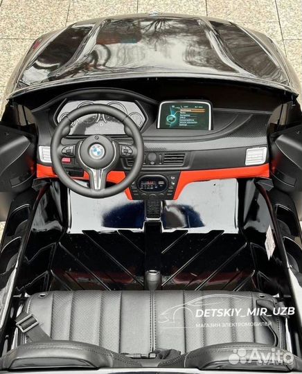 Детский Двухместный Электромобиль bmw x6