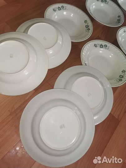 Тарелки СССР фарфор 20 см