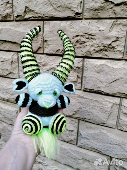 Бафомет вязаный ручной работы