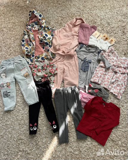 Пакет вещей на девочку 86 92