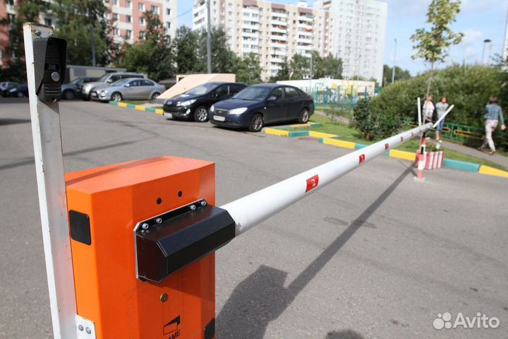 Антивандальный шлагбаум / Производство Монтаж