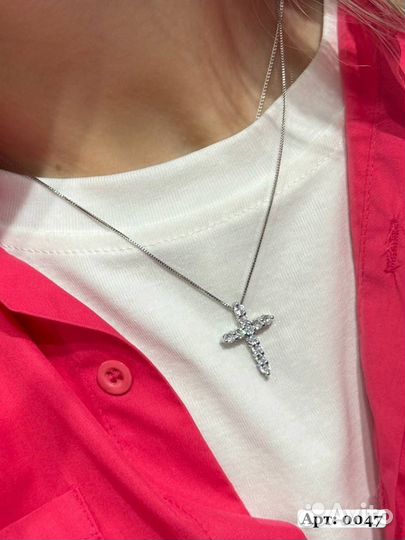 Колье крестик