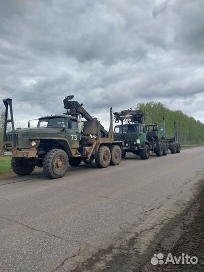 Услуги лесовоза с манипулятором