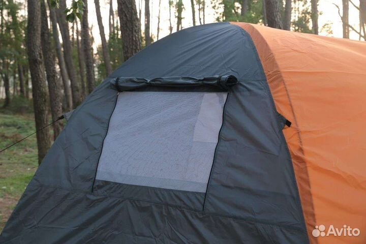 Палатка 4 местная двухслойная туристическая