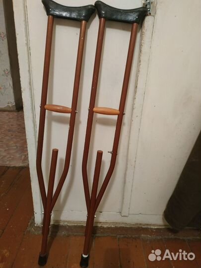 Костыли подмышечные алюминиевые