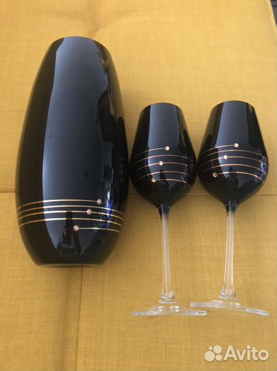 Ваза, 2 бокала