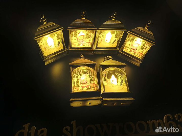 Фонарики новогодние