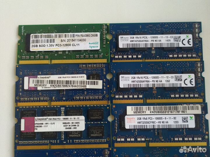 Оперативная память ddr3 ddr3l 2-4gb