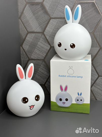 Силиконовый ночник Зайчик