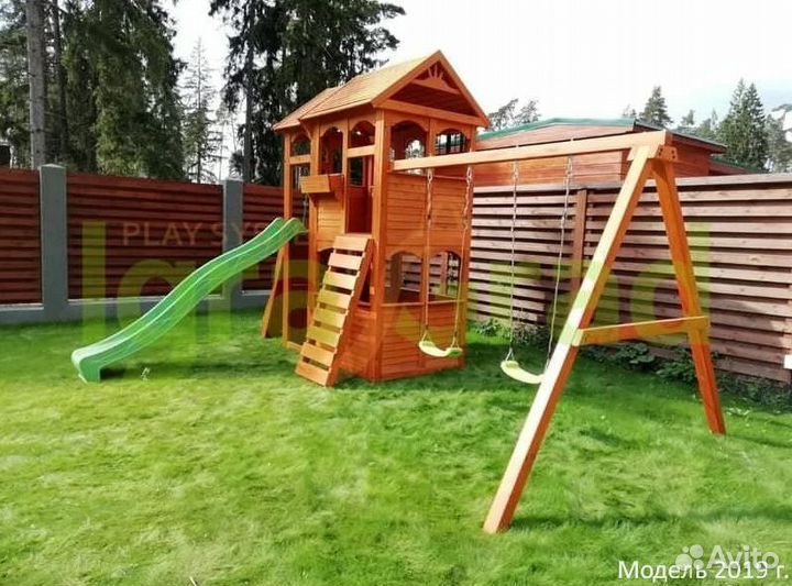 Игровая площадка для дачи Клубный домик 2