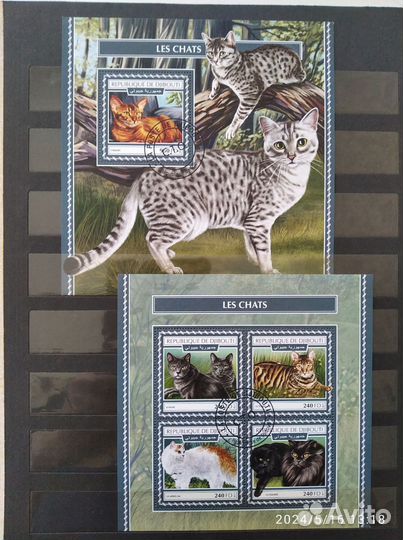 Марки собаки, кошки, животные и др