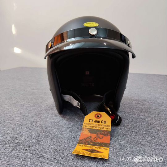 Мотошлем открытый новый