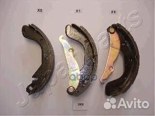 Колодки тормозные GF395AF Japanparts