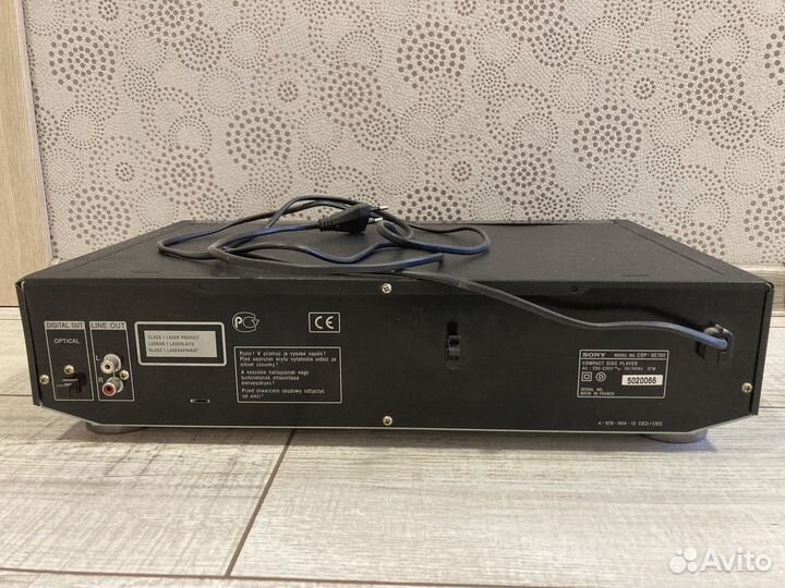 Cd проигрыватель sony cdp