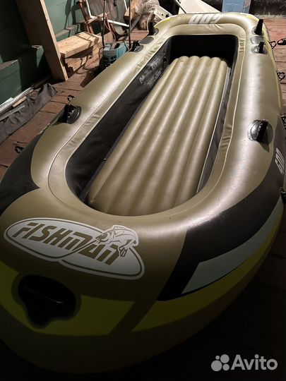 Лодка надувная двухместная под мотор