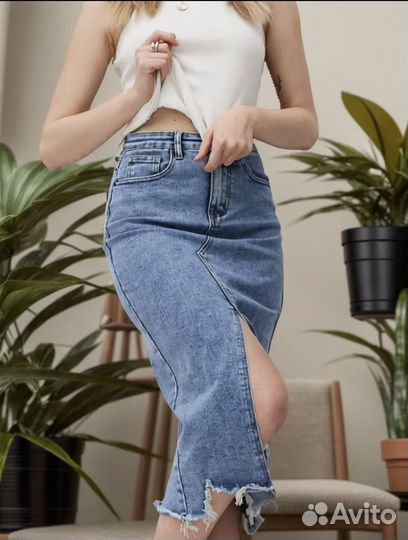 Джинсовая юбка