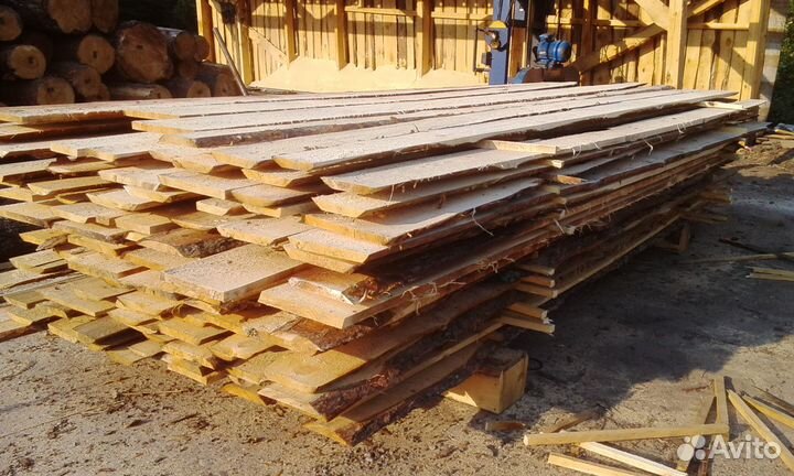 Доска необрезная для строительства