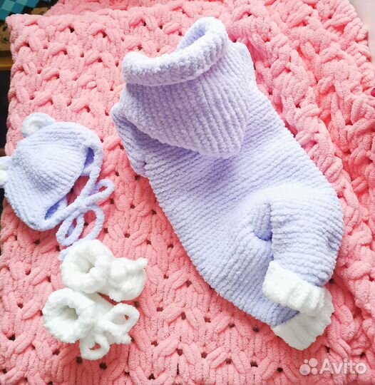 Вяжу на заказ костюмы и пледики