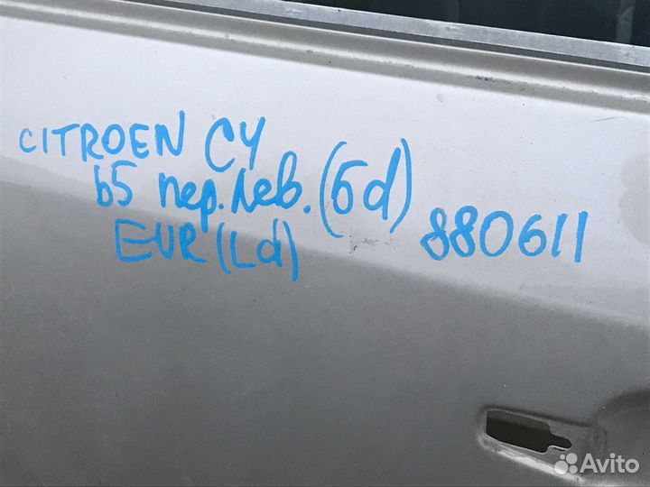 Дверь передняя левая Citroen C4 B5 5door hatchback