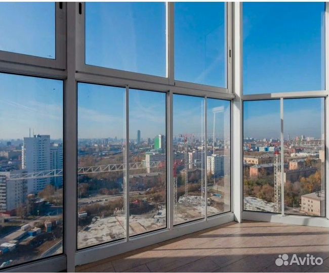 Панорамное алюминиевое остекление