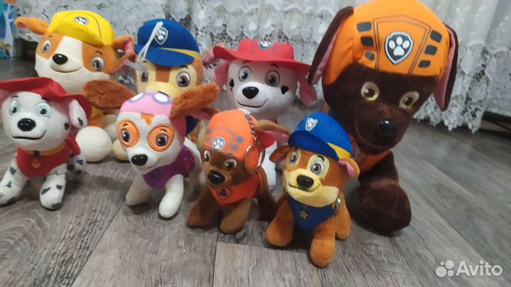 Мягкие игрушки Щенячий патруль