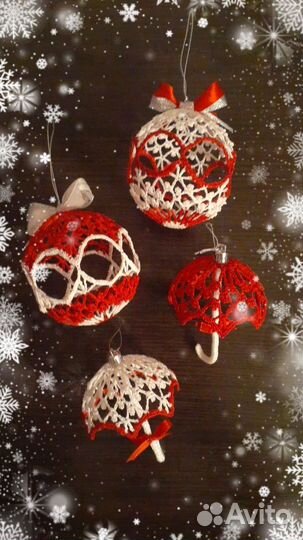 Новогодние украшения ручной работы