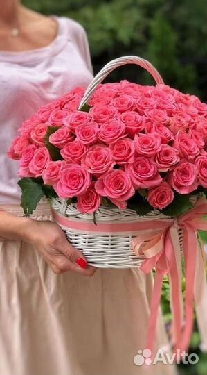 Букет с розами. 51 101 Роза