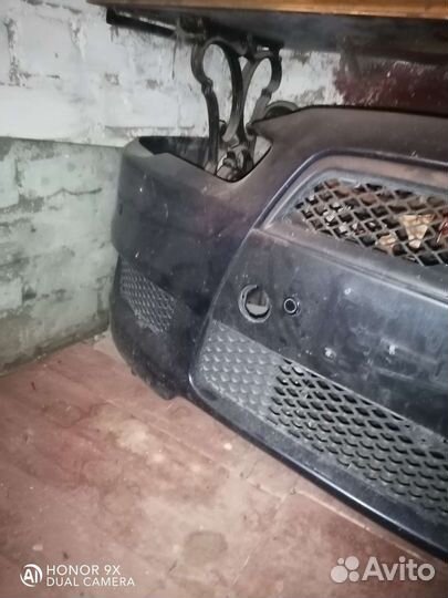 Передний бампер на lancer 10