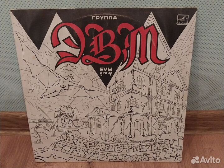 Винил рок группы эвм