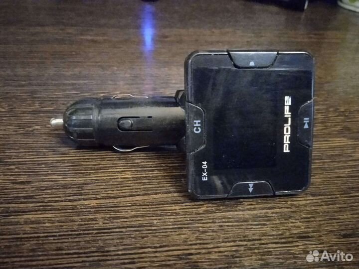 Блютуз адаптер fm в прикуриватель Bluetooth