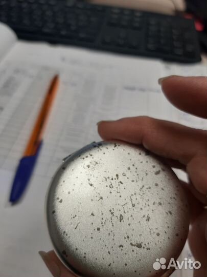 Винтажное зеркальце металл с ангелами