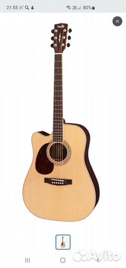 Электроакустическая гитара cort 710F леворукая