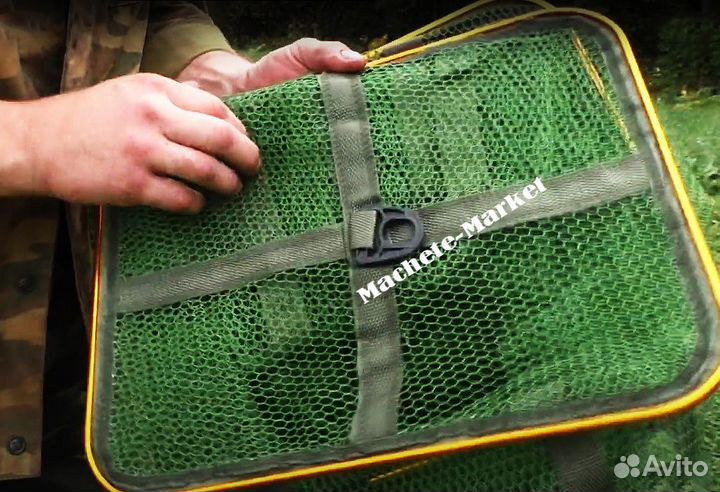 Садок береговой прорезиненный