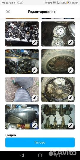 Запчасти на мотоцикл урал днепр м 72 к 750 м 61