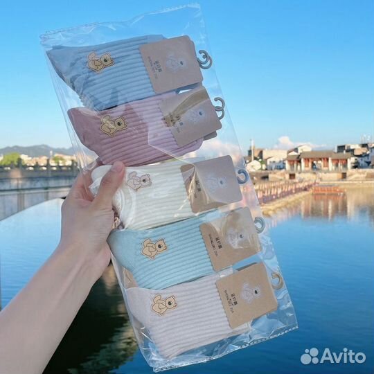 Носки детские новые, для девочки и мальчика 1-3г