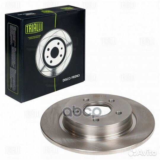 Диск тормозной зад DF106104 Trialli