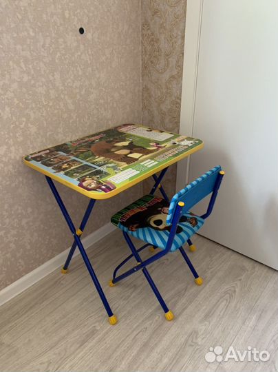 Детский стол и стульчик ника комплект